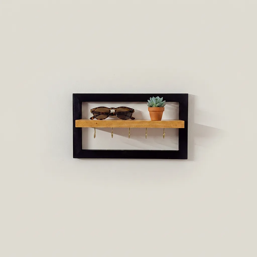 Frame Key Holder Shelf